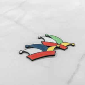 Narrenkappe - Anstecker / Brosche 6cm